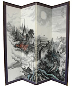 Bridge To The Full Moon 6 ft. Tall Room Divider - 