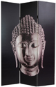 Double Sided Buddha Canvas Room Divider - Fabric Room Dividers
