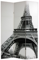 Double Sided Eiffel Tower Canvas Room Divider - More Details