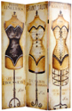 Double Sided Mannequin and Singer Canvas Room Divider - More Details