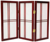 2 ft. Tall Desktop Double Cross Shoji Screen - 