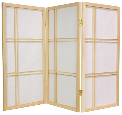 3 ft. Tall Double Cross Shoji Screen Product Image