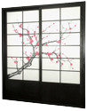 7 ft. Tall Cherry Blossom Sliding Door - 