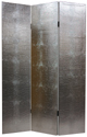 Faux Leather Silver Crocodile Room Divider - Fabric Room Dividers