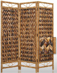 Parallel Palm Bark Screen - Decorative Screens