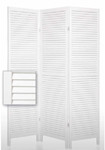 Wooden Slats Room Divider - 