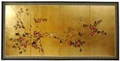 Gold Leaf Cherry Blossom - Japanese Silk Screens