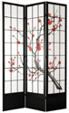 7 ft. Tall Cherry Blossom Shoji Screen - Shoji Screens