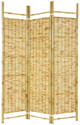 6 ft. Tall Burnt Bamboo Shoji Screen - 