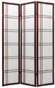 6 ft. Tall Double Cross Shoji Screen - More Details