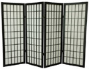 4 ft. Tall Window Pane Shoji Screen - 