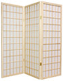 4 ft. Tall Window Pane Shoji Screen - More Details
