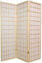 5 ft. Tall Window Pane Shoji Screen - More Details