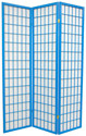 6 ft. Tall Window Pane Shoji Screen - Special Edition (16 Colors) - 