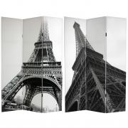 6 ft. Tall Eiffel Tower Canvas Room Divider - More Details
