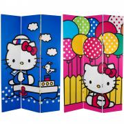 6 ft. Tall Double Sided Hello Kitty Sailor Canvas Room Divider - More Details