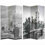 6 ft. Tall New York Scenes Room Divider - More Details