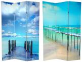 6 ft. Tall Beach Room Divider | RoomDividers.com